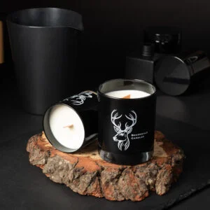 Black Wood Wick Candles