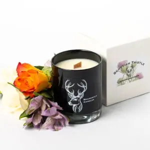 Scottish Thistle wood wick Candle