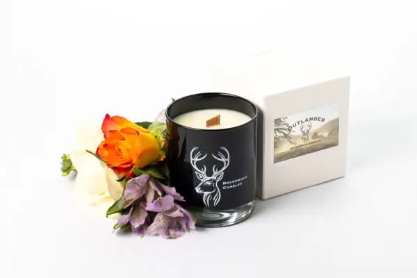 Outlander wood wick candle