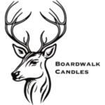 Black Stag Logo with Boardwalk Candles